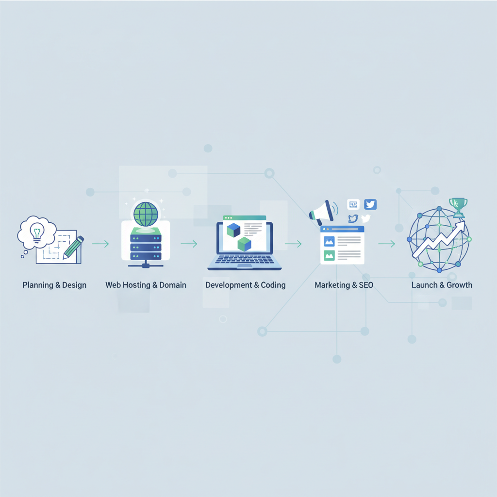 Comment creer un site web en 2026 : guide etape par etape