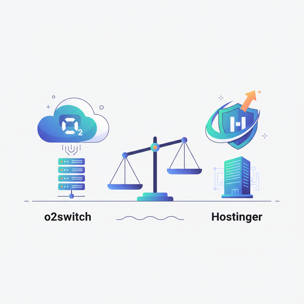 o2switch vs Hostinger : comparatif complet 2026